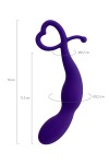 Фиолетовый анальный стимулятор Wlap - 16 см. фото 8 — pink-kiss
