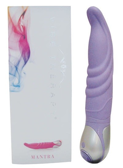 Фиолетовый вибратор Mantra из серии VIBE THERAPY - 19 см. фото 1 — pink-kiss