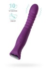 Фиолетовый гибкий вибратор Lupin с ребрышками - 22 см. фото 2 — pink-kiss