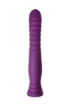 Фиолетовый гибкий вибратор Lupin с ребрышками - 22 см. фото 4 — pink-kiss