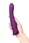 Фиолетовый гибкий вибратор Lupin с ребрышками - 22 см. фото 7 — pink-kiss