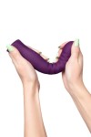Фиолетовый гибкий вибратор Lupin с ребрышками - 22 см. фото 8 — pink-kiss