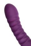 Фиолетовый гибкий вибратор Lupin с ребрышками - 22 см. фото 13 — pink-kiss