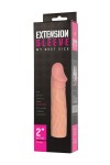 Телесная насадка-удлинитель Extension sleeve - 17 см. фото 2 — pink-kiss