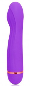Фиолетовый вибромассажер с 20 режимами вибрации - 13,5 см. фото 1 — pink-kiss