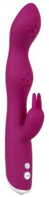 Фиолетовый вибратор A & G-Spot Rabbit Vibrator для стимуляции зон G и A - 23,6 см. фото 1 — pink-kiss