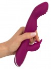 Фиолетовый вибратор A & G-Spot Rabbit Vibrator для стимуляции зон G и A - 23,6 см. фото 5 — pink-kiss