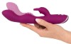Фиолетовый вибратор A & G-Spot Rabbit Vibrator для стимуляции зон G и A - 23,6 см. фото 6 — pink-kiss