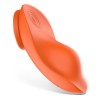 Оранжевая вибровкладка в трусики с пультом ДУ фото 1 — pink-kiss