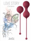 Набор бордовых вагинальных шариков Love Story Carmen фото 6 — pink-kiss