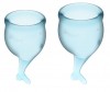 Набор голубых менструальных чаш Feel secure Menstrual Cup фото 1 — pink-kiss
