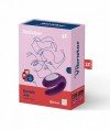 Фиолетовый вибратор для пар Double Joy с управлением через приложение фото 7 — pink-kiss