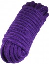 Фиолетовая верёвка для бондажа и декоративной вязки - 10 м. фото 1 — pink-kiss