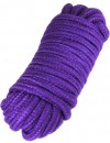 Фиолетовая верёвка для бондажа и декоративной вязки - 10 м. фото 2 — pink-kiss