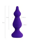 Фиолетовая анальная втулка Sholt - 10 см. фото 7 — pink-kiss