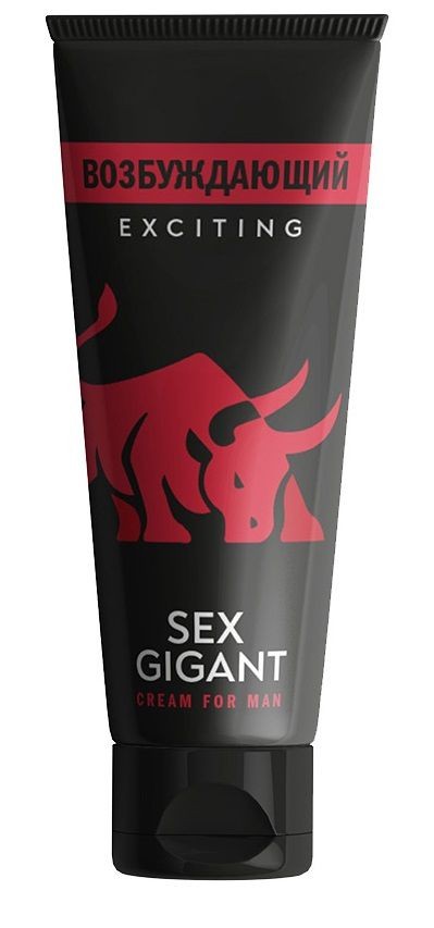 Возбуждающий крем для мужчин Sex Gigant - 80 мл. фото 1 — pink-kiss