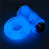 Голубое, светящееся в темноте эрекционное виброкольцо Lumino Play Vibrating Penis Ring фото 2 — pink-kiss