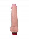 Мультискоростной вибромассажёр телесного цвета - 18,5 см. фото 3 — pink-kiss
