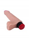 Мультискоростной вибромассажёр телесного цвета - 18,5 см. фото 4 — pink-kiss