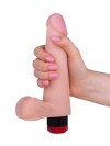 Мультискоростной вибромассажёр телесного цвета - 18,5 см. фото 5 — pink-kiss