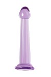 Фиолетовый фаллоимитатор Jelly Dildo M - 18 см. фото 1 — pink-kiss