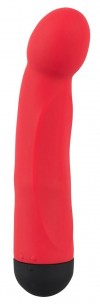 Красный G-стимулятор Red G-Spot Vibe - 17 см. фото 1 — pink-kiss
