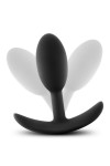 Черный анальный стимулятор Vibra Slim Plug Small - 8,8 см. фото 2 — pink-kiss