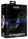 Черные наручники с электростимуляцией Electro Handcuffs фото 6 — pink-kiss