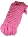Розовая верёвка для бондажа и декоративной вязки - 10 м. фото 1 — pink-kiss