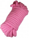 Розовая верёвка для бондажа и декоративной вязки - 10 м. фото 2 — pink-kiss
