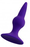Фиолетовая анальная втулка Klapsy - 10,5 см. фото 1 — pink-kiss