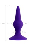 Фиолетовая анальная втулка Klapsy - 10,5 см. фото 7 — pink-kiss