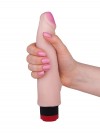 Реалистичный вибромассажёр с наростом у основания - 18,5 см. фото 6 — pink-kiss