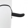 Черный полый страпон с вибрацией Mojo Ghia - 16 см. фото 4 — pink-kiss