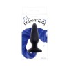 Чёрная анальная пробка с синим хвостом Unicorn Tails Blue фото 2 — pink-kiss