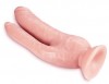 Телесный фаллоимитатор 8 Inch DP Cock - 20,32 см. фото 3 — pink-kiss