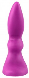 Фиолетовая коническая пробка - 10 см. фото 2 — pink-kiss