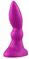Фиолетовая коническая пробка - 10 см. фото 3 — pink-kiss