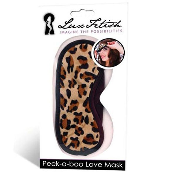 Леопардовая маска на глаза Peek-a-Boo фото 1 — pink-kiss