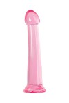 Розовый нереалистичный фаллоимитатор Jelly Dildo L - 20 см. фото 1 — pink-kiss