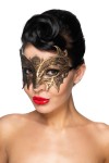 Золотистая карнавальная маска "Андромеда" фото 1 — pink-kiss