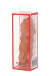 Телесная насадка на фаллос с крупными бугорками Extreme Sleeve 011 S-size - 12,7 см. фото 6 — pink-kiss