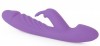 Фиолетовый вибромассажер-кролик с 10 режимами вибрации - 24 см. фото 3 — pink-kiss