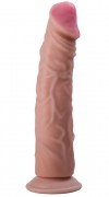 Фаллоимитатор HUMAN FORM на присоске - 20,5 см. фото 1 — pink-kiss