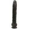 Черный длинный фаллоимитатор с мошонкой Dick Rambone Cock - 42,4 см. фото 4 — pink-kiss