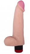 Вибратор реалистичной формы из неоскин - 18,6 см. фото 1 — pink-kiss