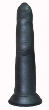 Черный анальный стимулятор в виде пальца на присоске - 15 см. фото 3 — pink-kiss