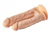 Телесный анально-вагинальный фаллоимитатор Double Penetrator - 19,5 см. фото 8 — pink-kiss