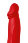Красная насадка на пенис для двойного проникновения - 19 см. фото 7 — pink-kiss
