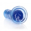 Синий фаллоимитатор Crystal Clear на присоске - 25 см. фото 3 — pink-kiss